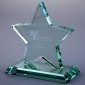 105 x 12mm Jade Glass Star Award