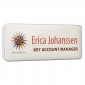 Dome Finished Printed Plastic Name Badges