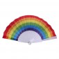 Rainbow Hand Fan