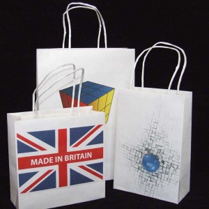 Medium Twisted Handle Paper Carrier