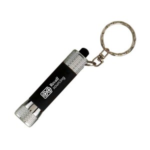 McQueen Soft Touch Torch Key Ring