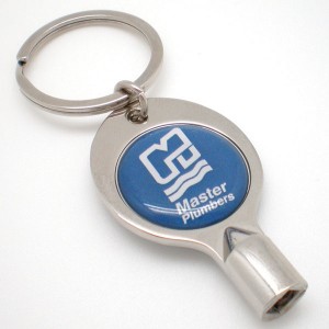 Radiator Key with Key Chain