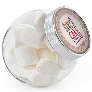 Medium Glass Jar of Marshmallows
