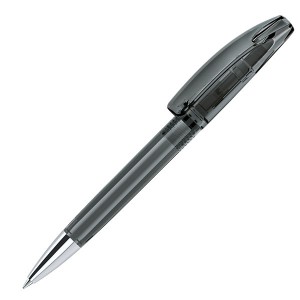 senator Bridge Clear Plastic Ballpen with Metal Nose Cone
