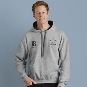 Gildan Mens Heavy Contrast Hooded Sweat 
