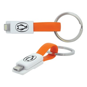 2 In 1 Key Ring Charging Cable