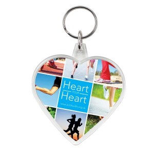 Shaped Plastic Key Ring