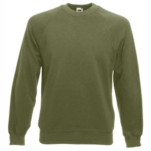 Fruit Of The Loom Raglan Sleeve Sweatshirt