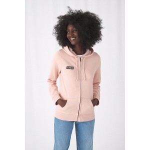 B&C Womens Organic Zipped Hood