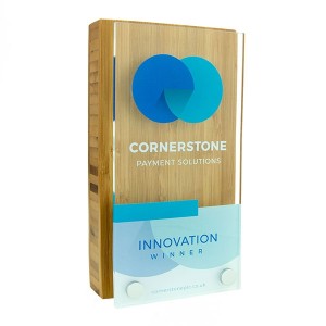 30mm Moso Bamboo and Acrylic Face Plate Award