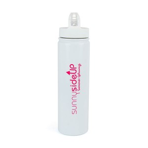 White Stainless Steel Bottle 580ml