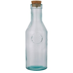 Recycled Glass Carafe with Cork 1000ml