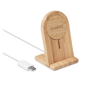 Hintos Magnetic Bamboo Charger & Phone Stand