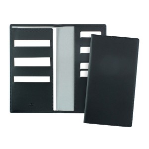 Black Como rPET Travel Wallet