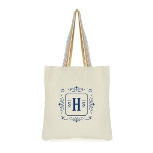 Rainbow Handled Cotton Shopper - Full Colour