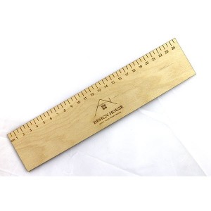 25cm Bespoke Wooden Ruler-Full Colour 