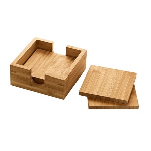 Bamboo Coaster Set 