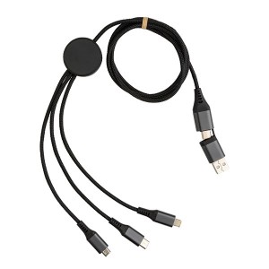 Terra Recycled Aluminium 6 in 1 Cable 