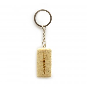 Cylinder Cork Keyring