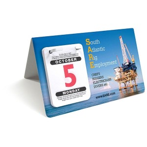 Eco Easel Desk Calandar and Motto Pad - Full Colour 