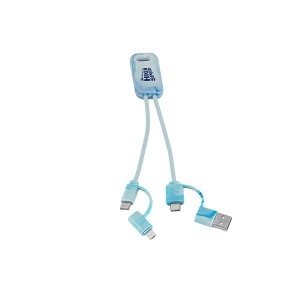Berners 6 in 1 Recycled USB Cable - Full Colour