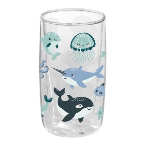 Calypso Double Walled Drinking Glass - 330ml - Full Colour
