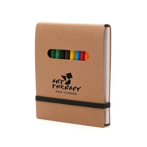 2 in 1 Colouring Pad and Pencils
