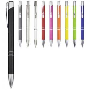 Moneta recycled aluminium ballpoint pen (black ink)