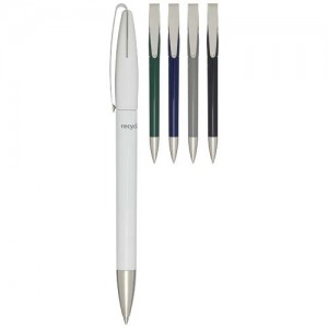 Ana recycled plastic ballpoint pen (blue ink)