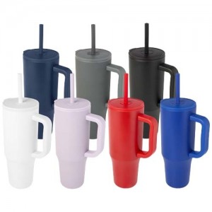 Brady 900 ml RCS certified insulated tumbler with silicone straw