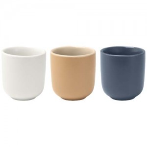 Male 90 ml ceramic espresso cups - set of 2