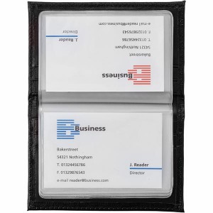 Bonded Leather Card Holder