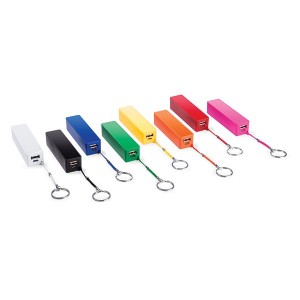 2000mA Powerbank with Key Ring Attachment