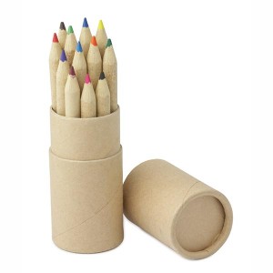 Craft Paper Pencil Half Length Tube