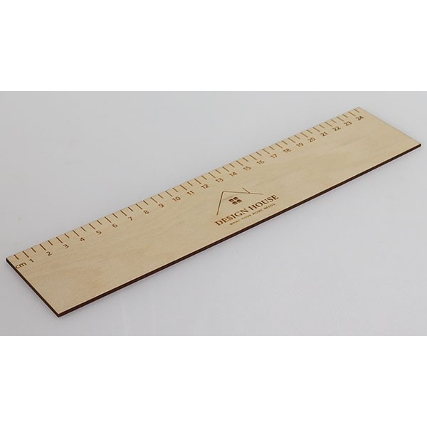 25cm Bespoke Wooden Ruler